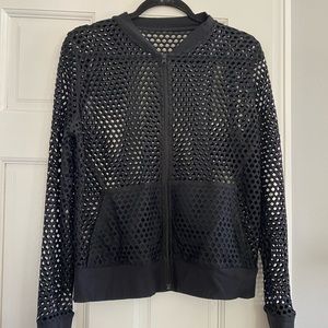 Glyder Black Mesh Bomber